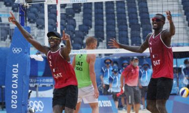 Qatar wins first beach volleyball medal with bronze victory