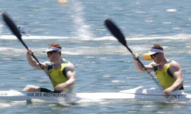 Australian duo paces men's double 1000-meter kayak