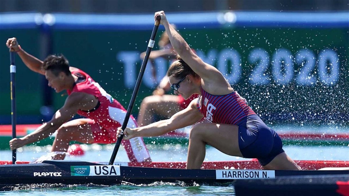 American Nevin Harrison wins gold in 200m canoe sprint