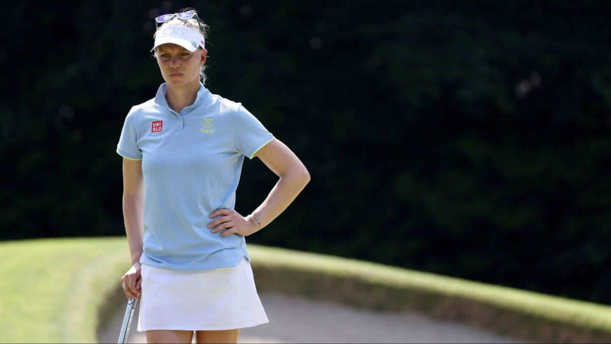 Madelene Sagstrom sums up golf round in one word: 'Hot'