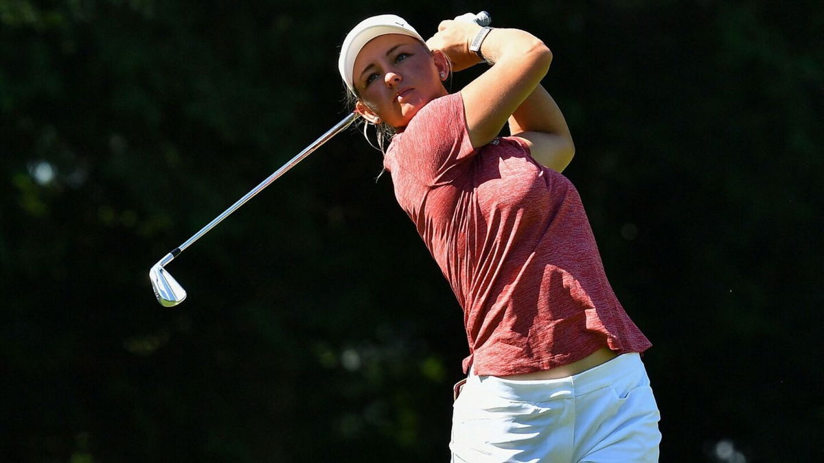 Denmark's Pedersen putts for eagle in Round 2