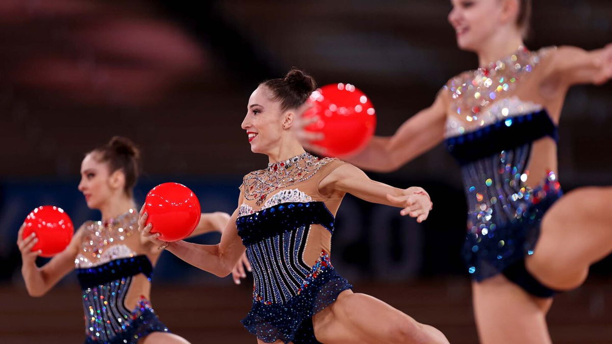 Bulgaria nabs upset win in group rhythmic gymnastics