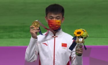 China takes home gold in men's 50m rifle 3-position