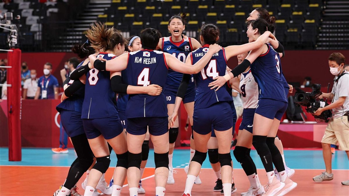 South Korea advances to volleyball semifinals