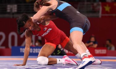 Belarus' Kaladzinskaya snags freestyle 53kg bronze by fall