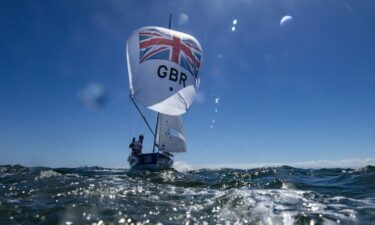 British sailors prep boat