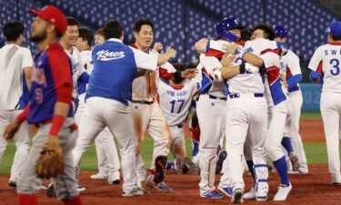 South Korea celebrates baseball win
