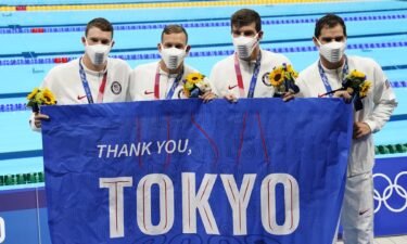 U.S. swimmers thank Tokyo