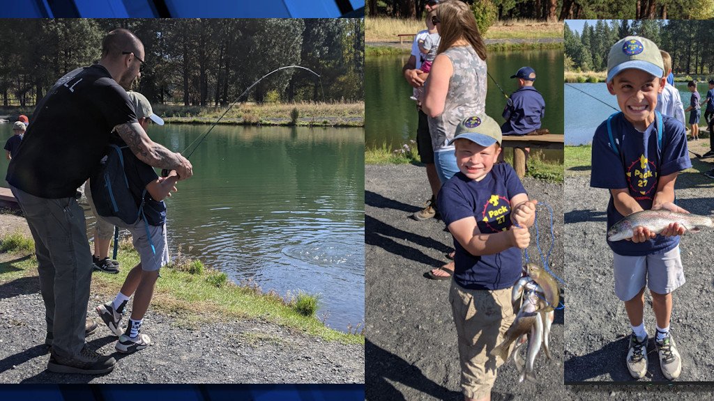 Redmond Cub Scouts enjoyed a fishing derby Saturday at Metolius Pond in Camp Sherman