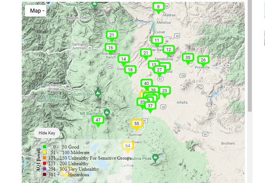 As September arrived, much of the High Desert had good air quality, except 