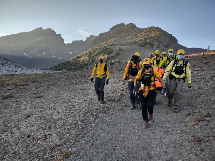Injured hiker rescue No Name Lake DCSO SAR 925-1