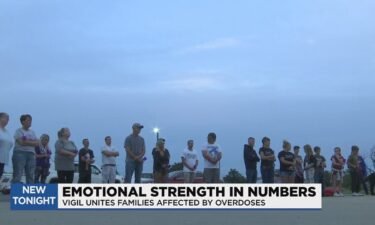 Families touched by drug overdoses gathered for a vigil.