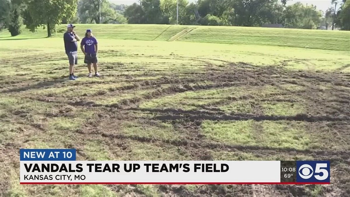 <i>KCTV</i><br/>A Youth football league is in need of a new field after vandals destroyed it.