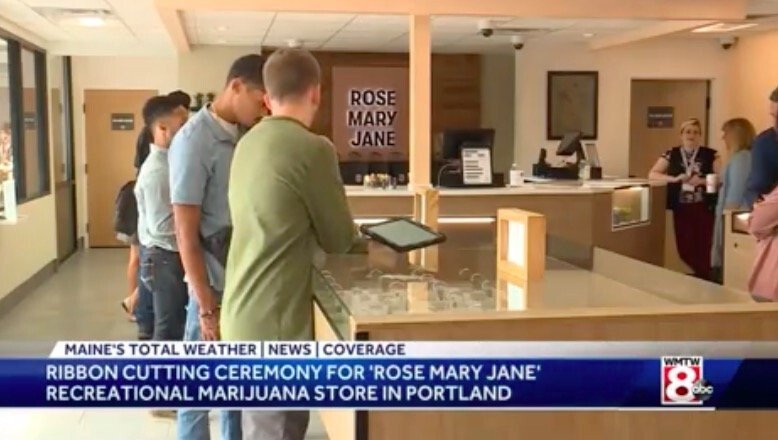 <i>WMTW</i><br/>Portland's newest recreational marijuana shop opened Thursday on St. John Street. The owners of Rose Mary Jane are encouraging people who have been committed of nonviolent marijuana-related crimes to apply for a job.