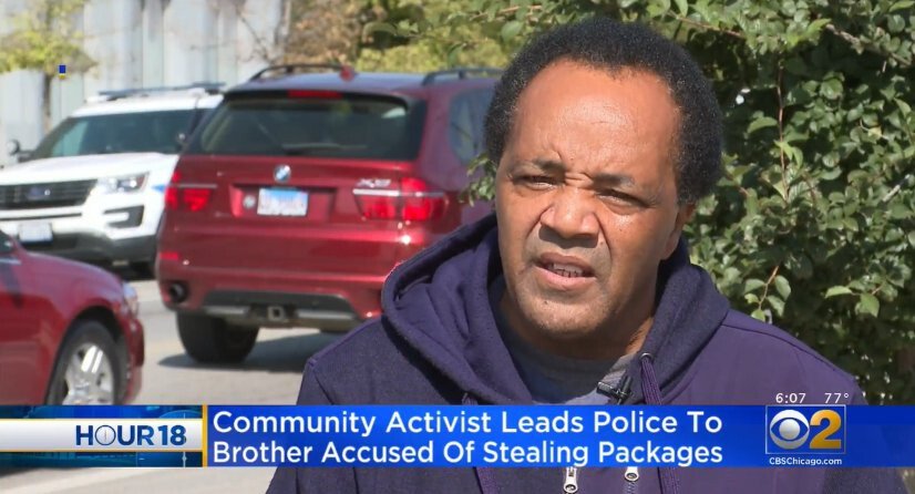 <i>WBBM</i><br/>Chicago community activist Andrew Holmes said he turned in his brother to police in connetion wtih some alleged packages thefts