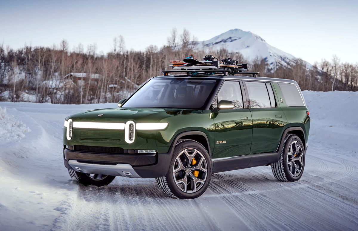 <i>Rivian</i><br/>Rivian customers say they prefer the style of the vehicles to Tesla's.