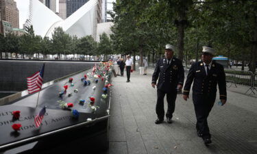 Family members of 9/11 victims tribute their loved ones on the 19th anniversary of September 11 attacks in New York City
