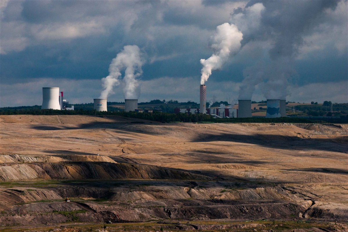 <i>Sarah Tilotta/CNN</i><br/>The Turów lignite mine is seen here in southwestern Poland in 2020.