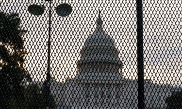 Security fencing has been reinstalled around the Capitol in Washington