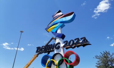 North Korea is barred from participating in the 2022 Winter Olympics in Beijing.The emblem of Beijing 2022 Olympic Winter Games is seen on August 1 in Beijing.