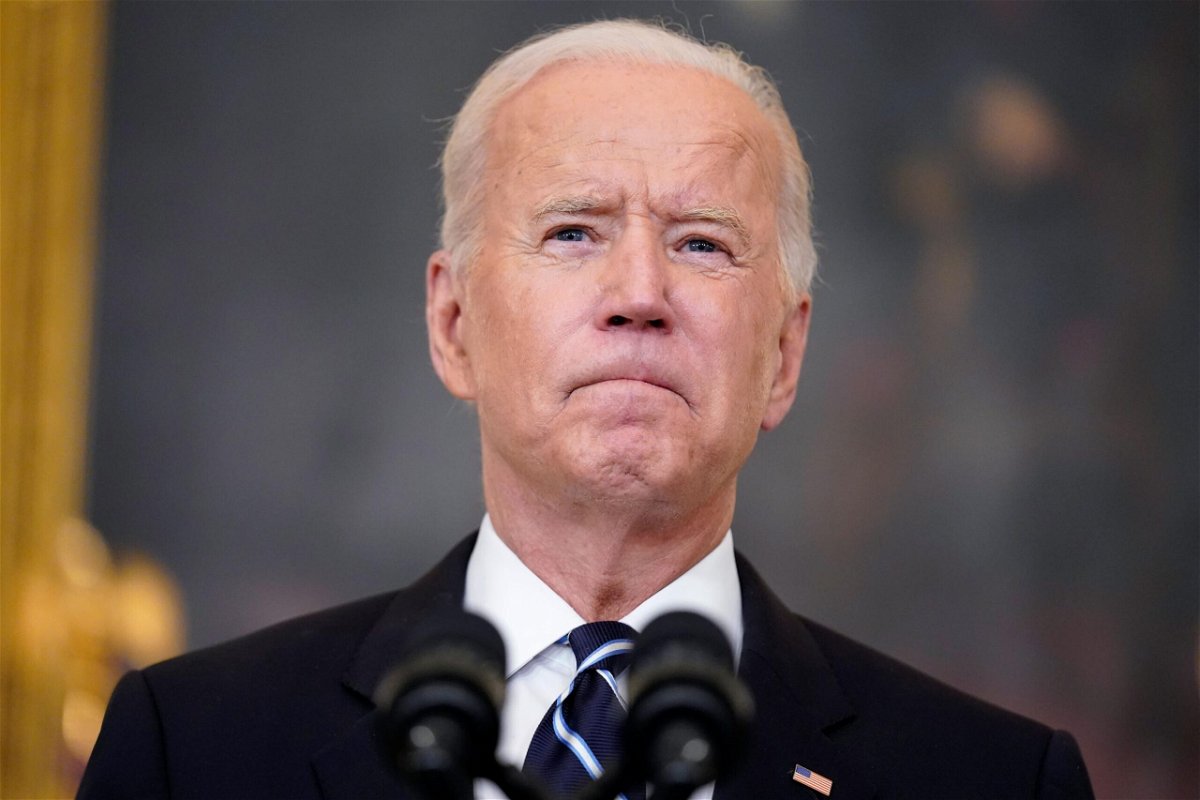 <i>Andrew Harnik/AP</i><br/>President Joe Biden's approval rating stands at 52% approve to 48% disapprove