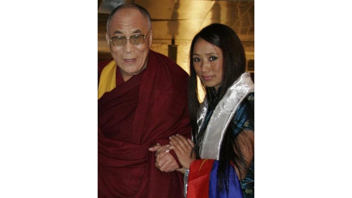 <i>Courtesy Reka Gawa</i><br/>Gawa had a chance encounter with the Tibetan spiritual leader while working at the Scottish Parliament.