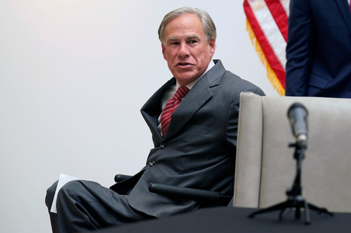 <i>LM Otero/AP/FILE</i><br/>Texas governor Greg Abbott says he's committed to eliminating rapists but his state has more than 5