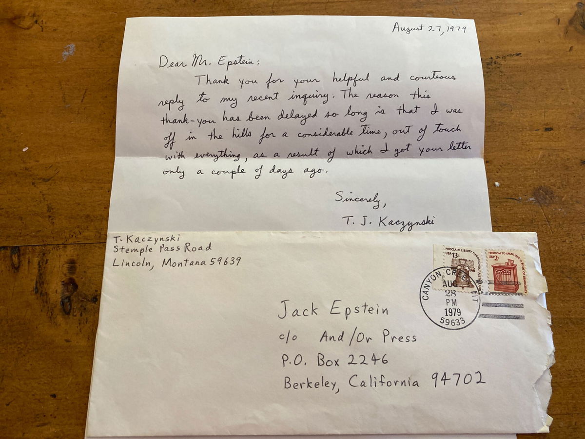 <i>Courtesy Jack Epstein</i><br/>Jack Epstein discovered the letters last month while he was cleaning out his attic.