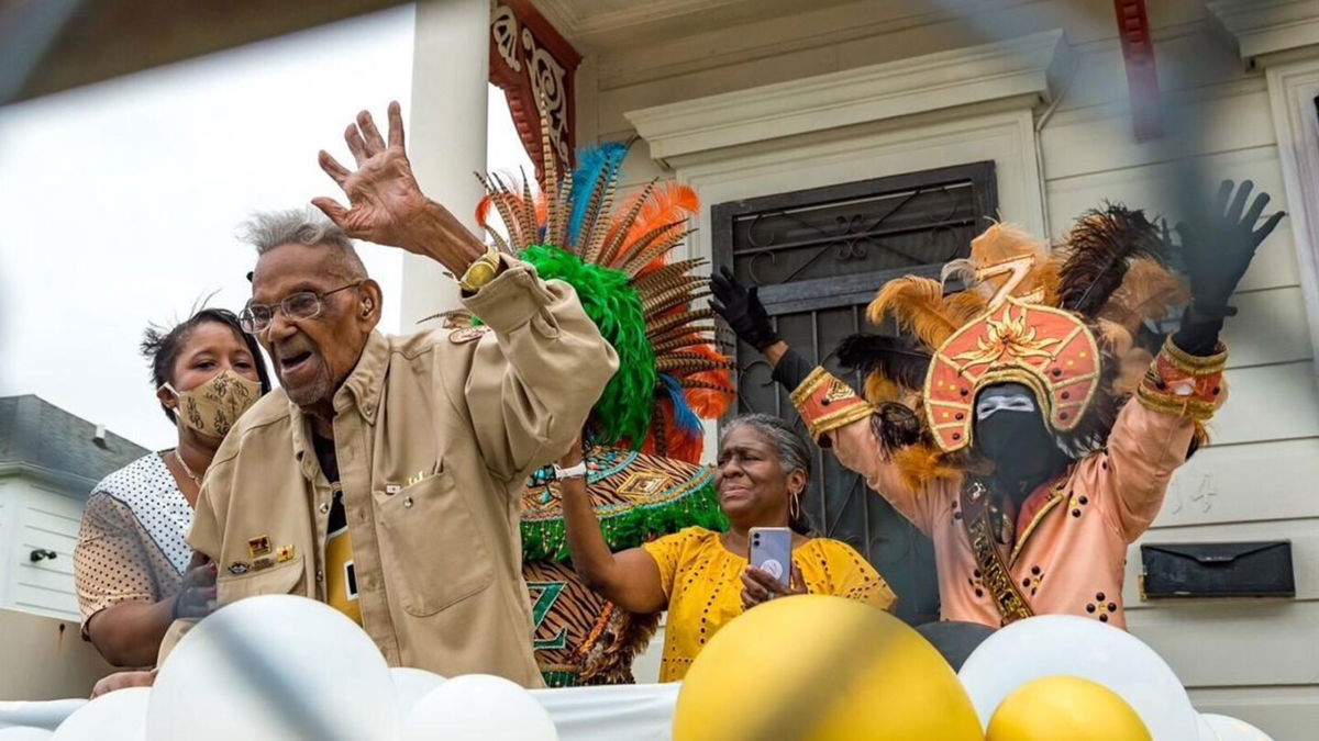 <i>National WWII Museum</i><br/>Oldest known living WWII veteran celebrates his 112th birthday.