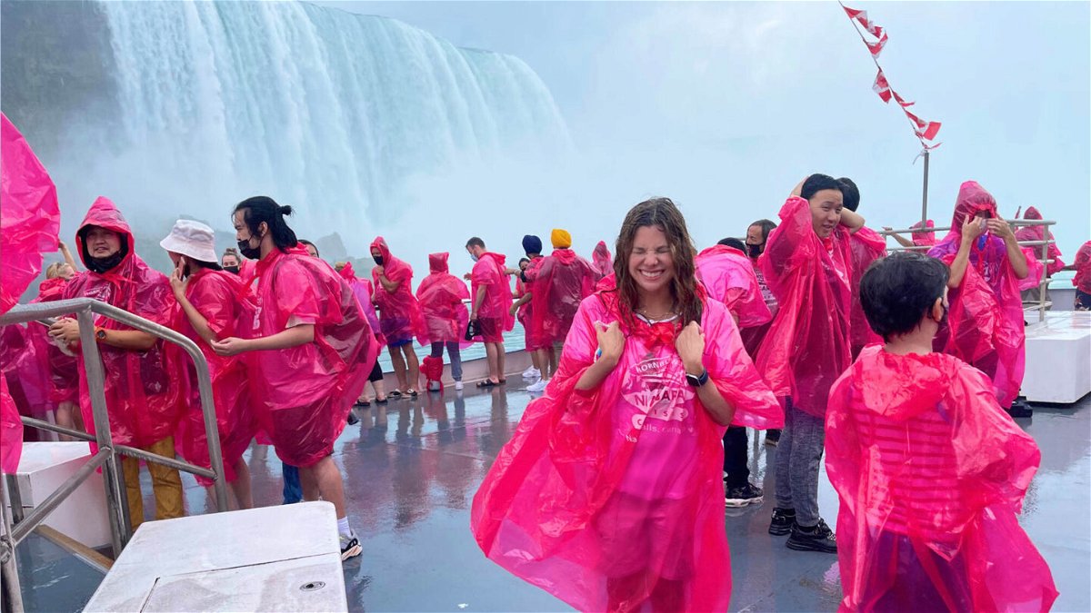 <i>Courtesy Rebecca Soffer</i><br/>A boat trip to see Niagara Falls.