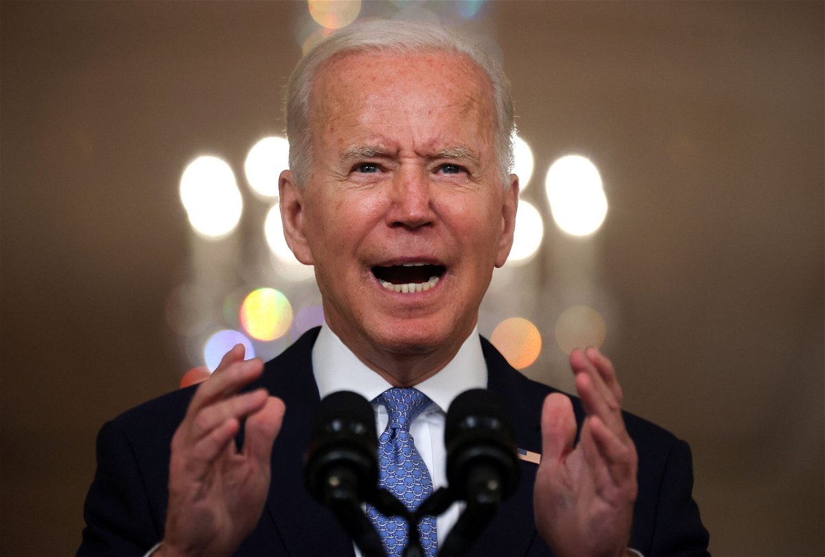 <i>Chip Somodevilla/Getty Images</i><br/>President Joe Biden on Wednesday blasts the Texas' 6-week abortion ban as 'extreme' and a violation of a woman's constitutional right to have an abortion. Biden here speaks from the White House on August 31.