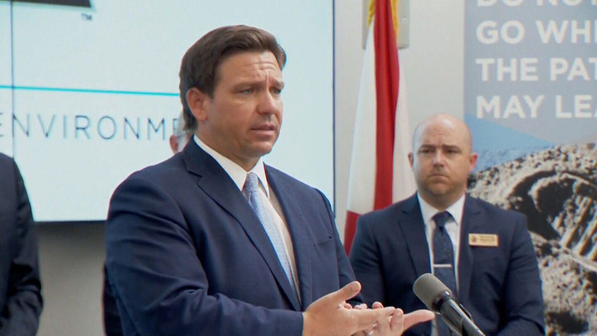 <i>WESH</i><br/>Florida Gov. Ron DeSantis said the new policy recognizes that quarantining healthy students is 