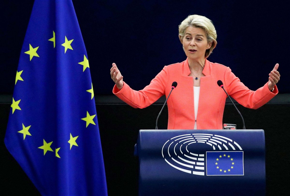 <i>YVES HERMAN/Pool/AFP/Getty Images</i><br/>European Commission President Ursula von der Leyen announced on Wednesday an additional €4 billion ($4.7 billion) in climate finance to transfer to developing nations.