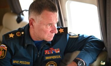 Russian Emergencies Minister Yevgeny Zinichev has died during training exercises in the Arctic. Zinichev is seen here in this file photo from August 6