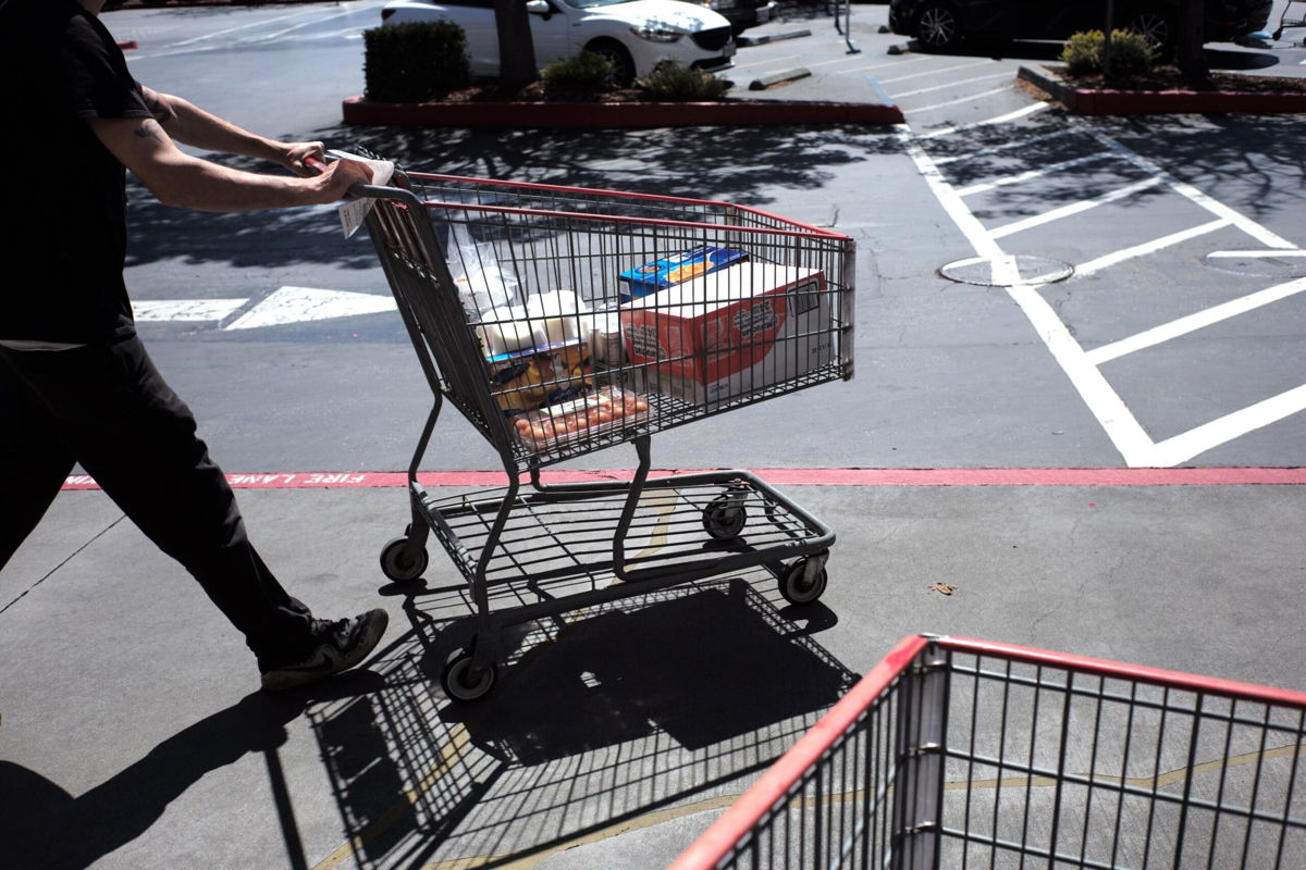 <i>Wu Xiaoling/Xinhua/Getty Images</i><br/>A supermarket parking lot is pictured in San Francisco Bay Area