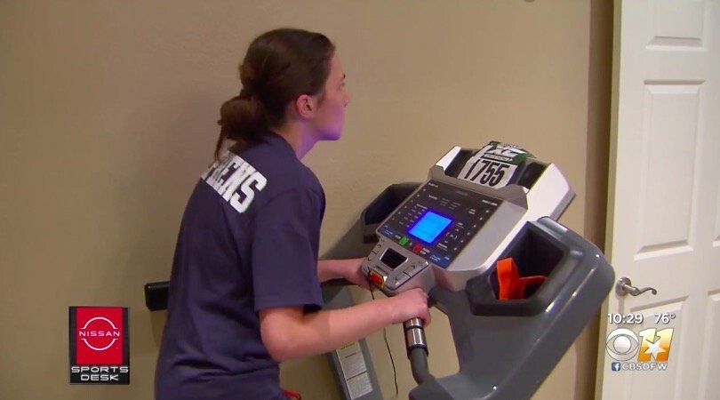 <i>KTVT</i><br/>Every step Emma Stephens would take brought her one step closer to her goal. The Forney ISD 8th grader says 