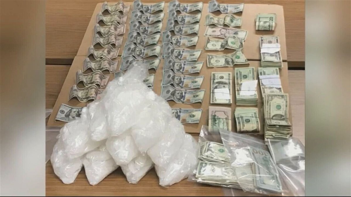 <i>Buncombe County Sheriff WLOS</i><br/>The Buncombe County Sheriff's Office shows drug and money seized during a drug bust on October 29.