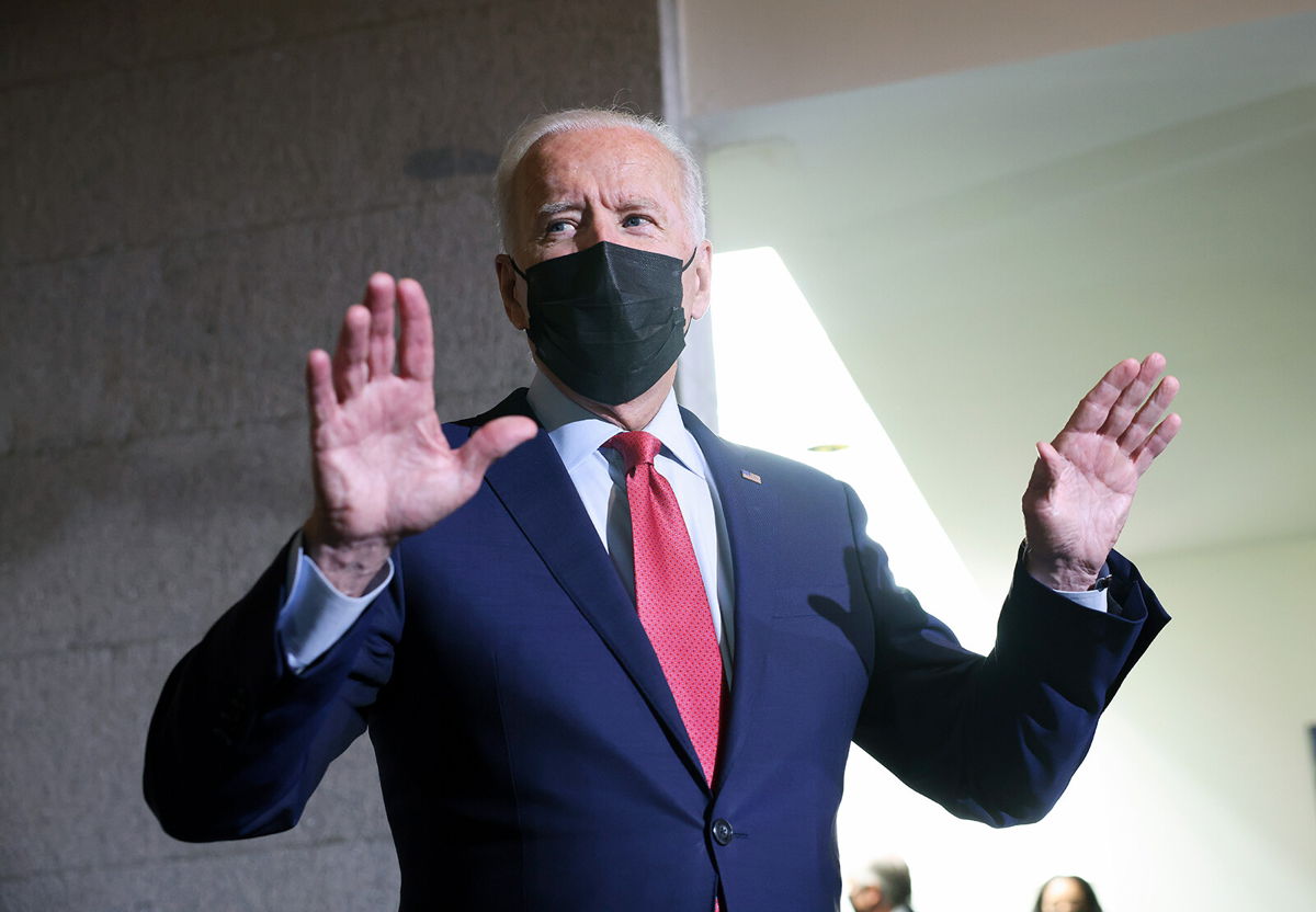 <i>Kevin Dietsch/Getty Images</i><br/>President Joe Biden didn't travel to Capitol Hill on Oct. 1 to close the deal