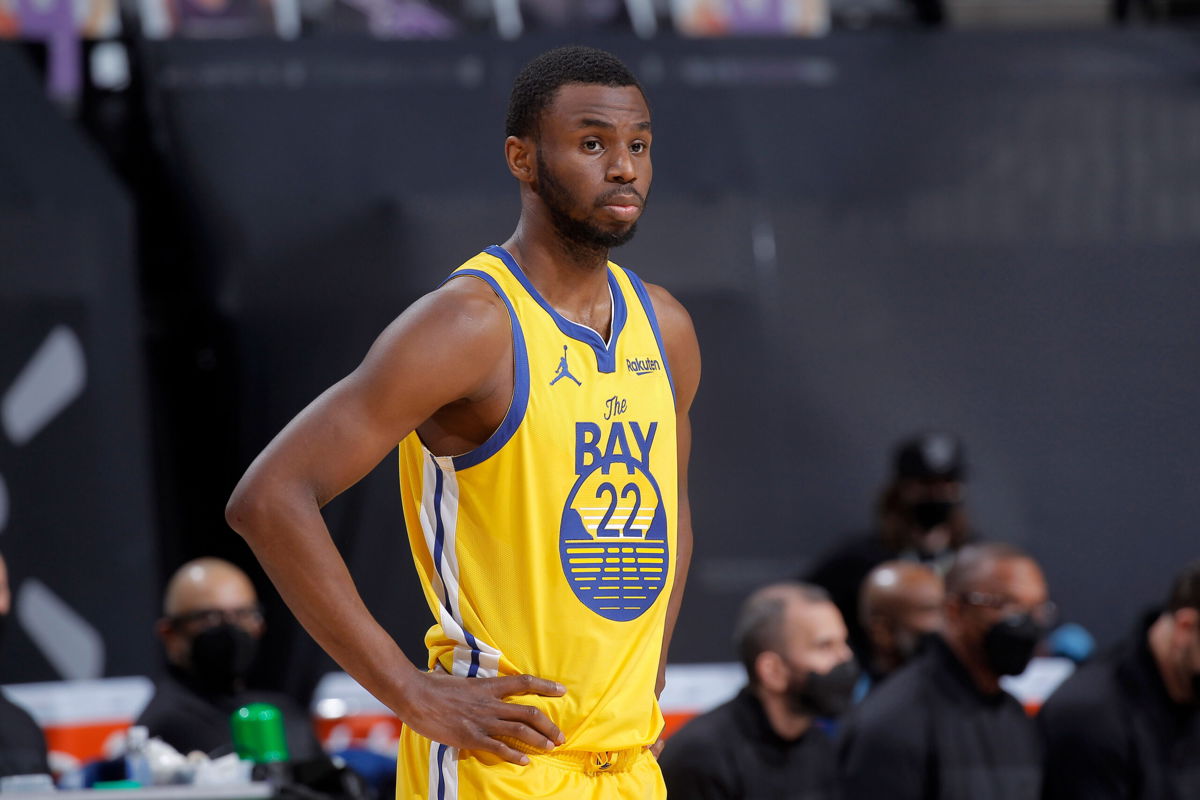 <i>Rocky Widner/NBAE/Getty Images</i><br/>Golden State Warriors forward Andrew Wiggins has received the Covid-19 vaccine