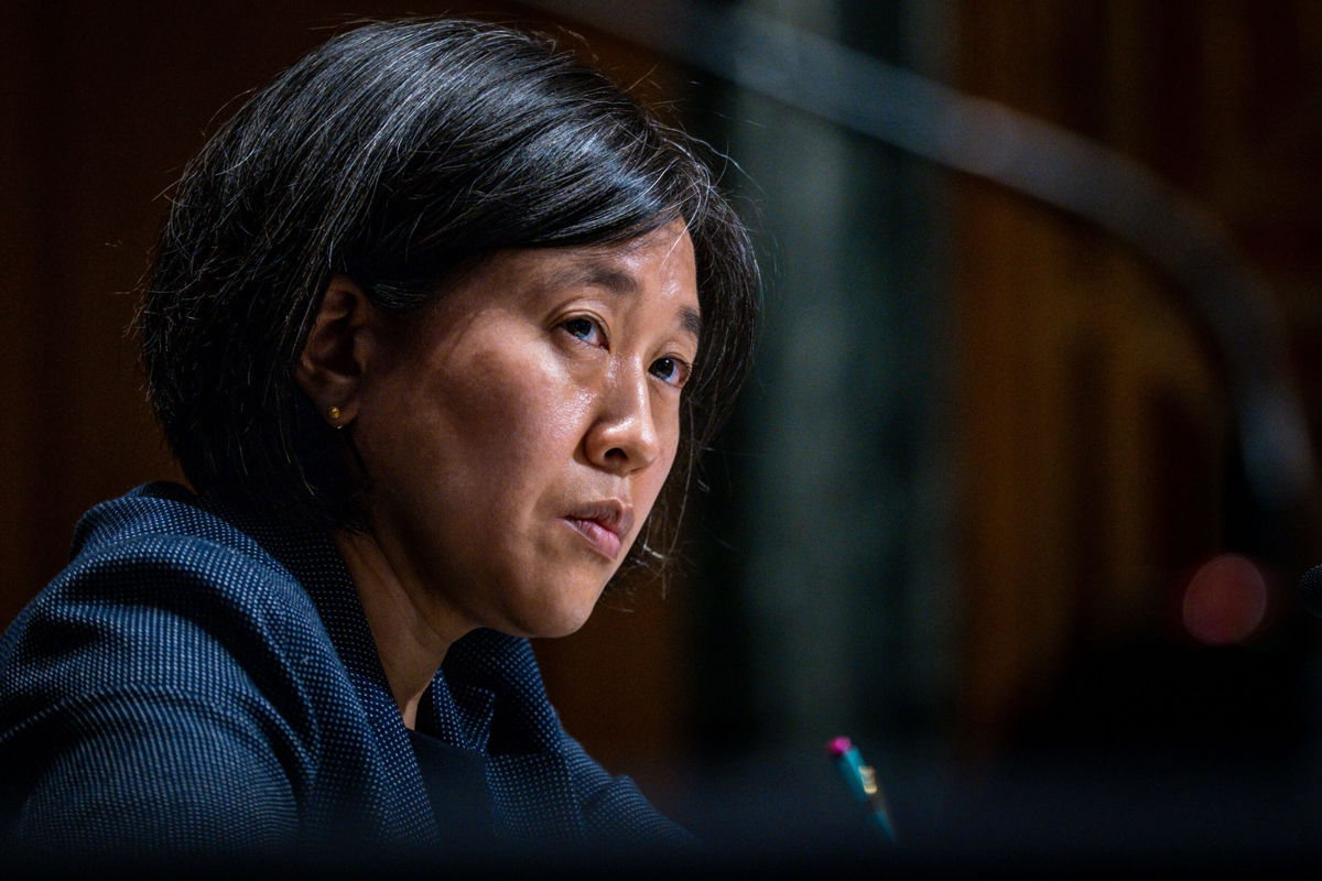 <i>Pete Marovich/Pool/Getty Images</i><br/>US Trade Representative Katherine Tai is expected to condemn China's 