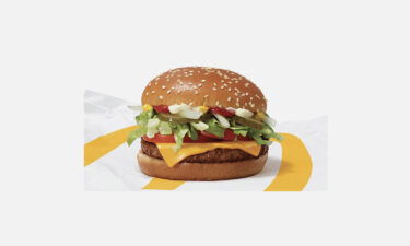 McDonald's will test out the McPlant burger for a limited time starting in November.