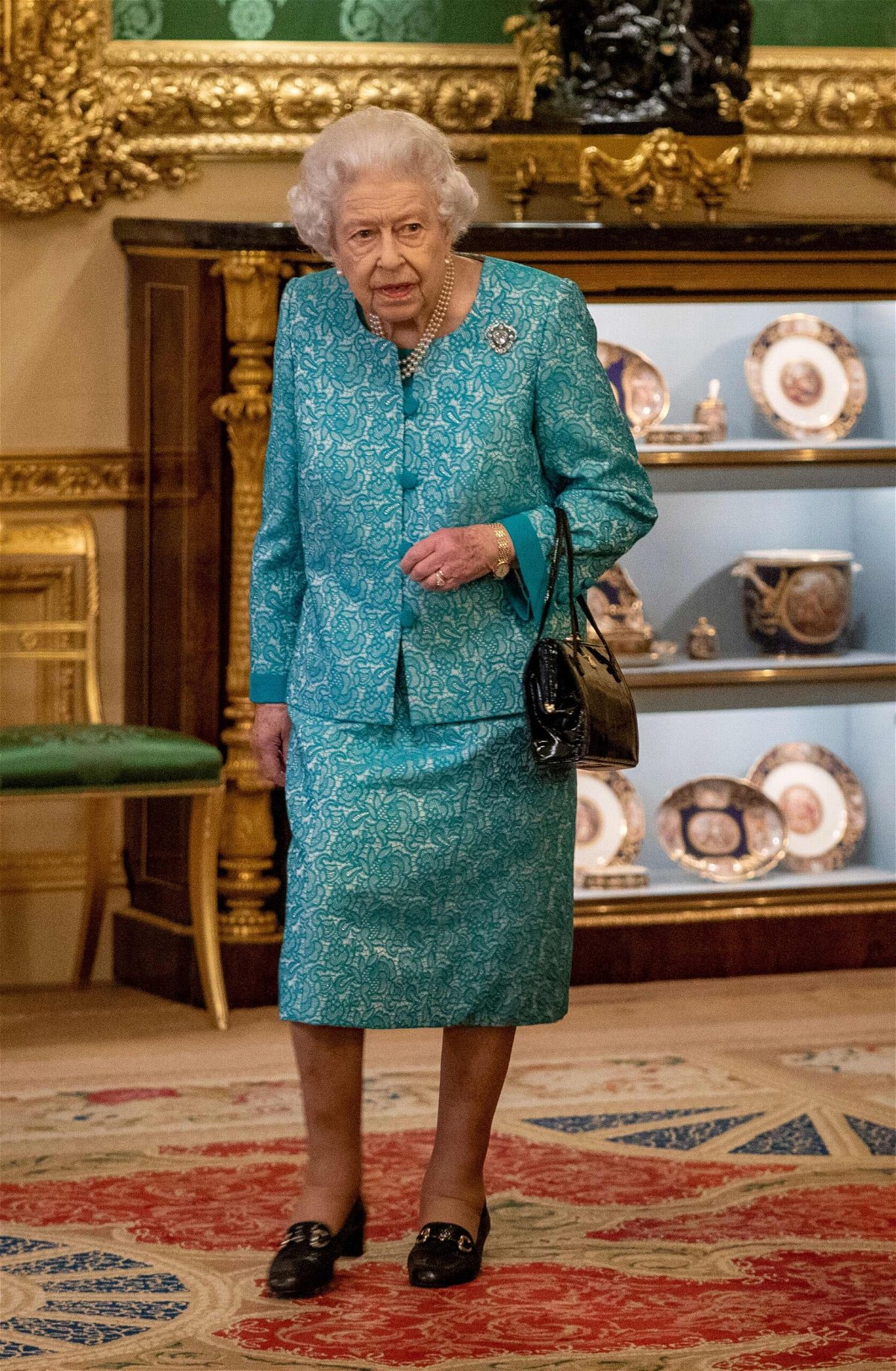 <i>Arthur Edwards/Pool/Getty Images</i><br/>Queen Elizabeth II