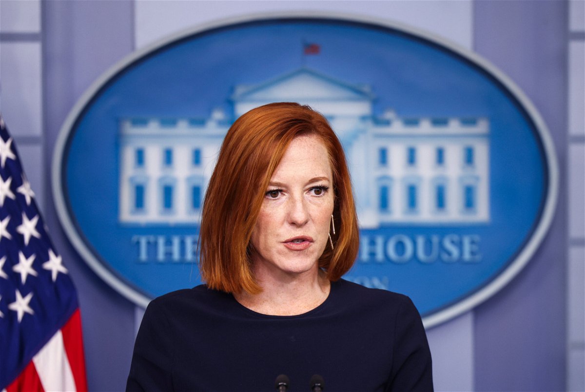 <i>Kevin Dietsch/Getty Images</i><br/>White House press secretary Jen Psaki