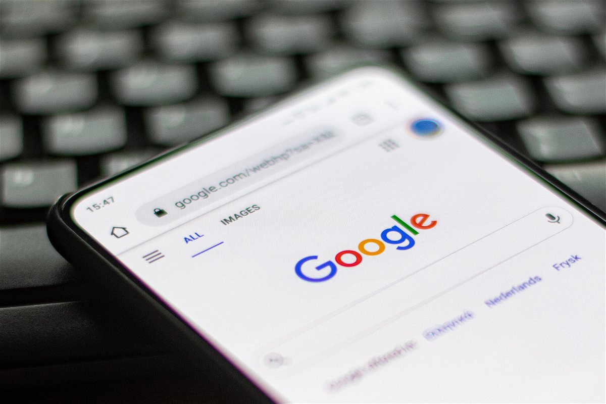 <i>Nicolas Economou/NurPhoto/Getty Images</i><br/>Google rolls out tool to help minors delete photos from search. Pictured is a closeup of a Google logo displayed on a phone screen.