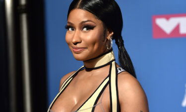 Nicki Minaj is shown at the MTV Video Music Awards in New York on August 20