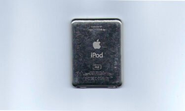 An engraved iPod Nano is pictured.