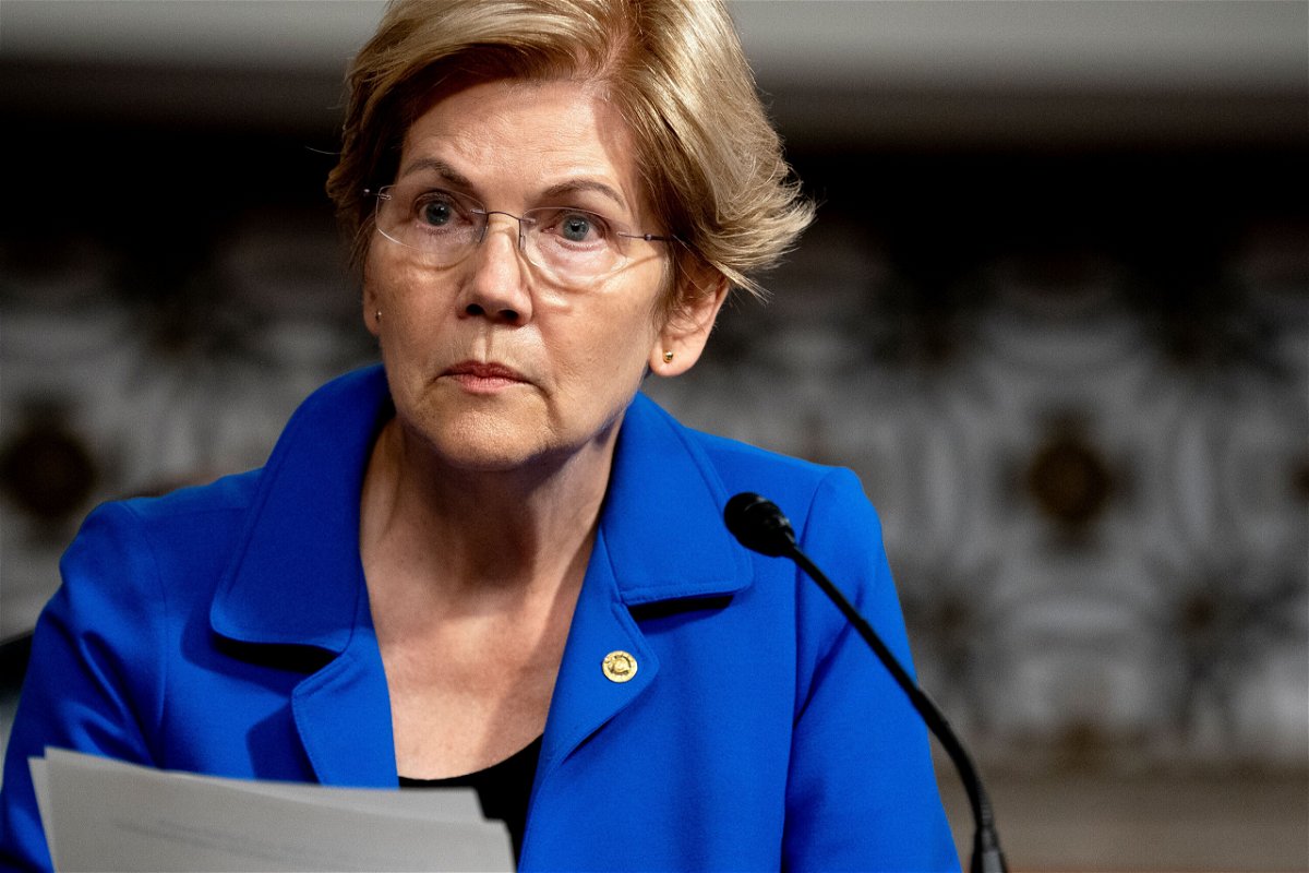 <i>Stefani Reynolds/Pool/Getty Images</i><br/>Senator Elizabeth Warren on Monday urged the Securities and Exchange Commission to launch an insider trading investigation into transactions by high-level officials at the Federal Reserve. Warren is shown here during a Senate Armed Services Committee hearing on September 28