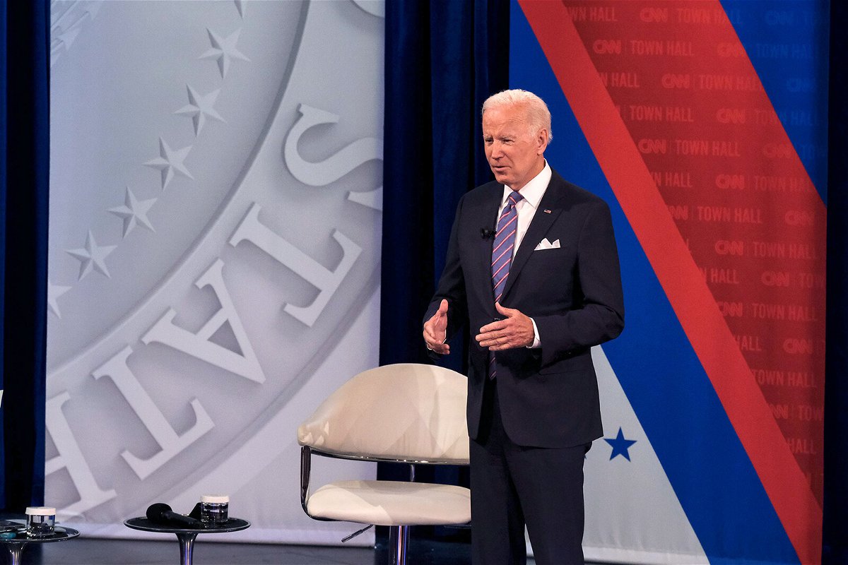 <i>Heather Fulbright/CNN</i><br/>President Joe Biden said Thursday evening he's considering deploying the National Guard to help ease stress on the US supply chain as it prompts growing concern about the economy