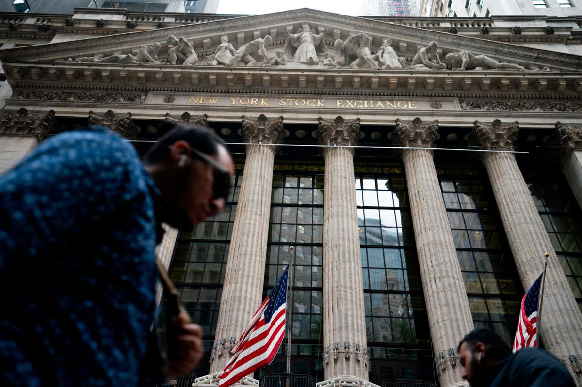 <i>John Minchillo/AP</i><br/>US stocks have stumbled lower in recent weeks as investors try to assess the threat posed by snarled supply chains