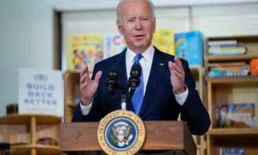 President Joe Biden delivers remarks to promote his "Build Back Better" agenda
